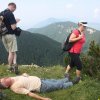 Najstarší turista relaxuje po svojom